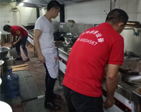 优佰特酒店厨房工程安装现场