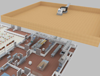 四川大型食堂厨房设备厂家告诉你商用厨房采用自然补风的危害