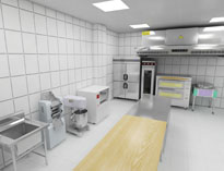 成都幼儿园厨房设备厂家告诉你商用厨房空间和通道设计技巧