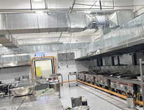 大型厨房设备厂告诉你厨房排烟工程注意事项