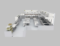 食堂厨房设备厂家告诉你商用厨房辅助间设计方法