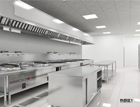 四川知名厨房设备厂家告诉你商用厨房厕所、更衣场、库房、专间的卫生要求