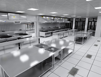 商用厨房设备厂家告诉你商厨设备如何摆放